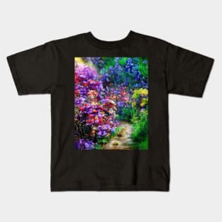 floral landscape Kids T-Shirt